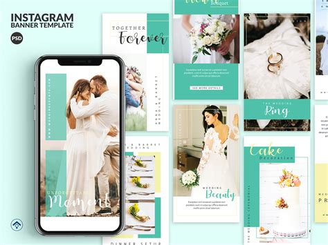 Marriage Wedding Event Instagram Stories Template By