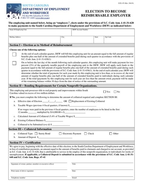 Form Uce 155 Download Fillable Pdf Or Fill Online Election To Become