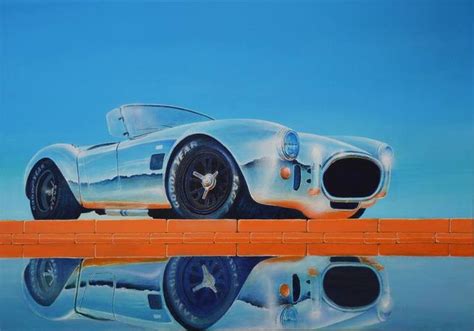 Shelby Cobra 427 1967 Painting By Krzysztof Tanajewski Shelby Cobra
