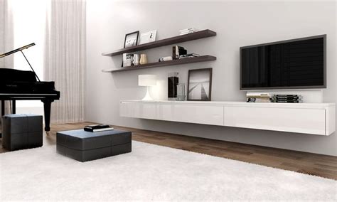 Wall mounted floating shelf wall shelf unit decorative wall shelf for bedroom living room kitchen office and more. Image result for lowline slimline tv cabinet floating ...