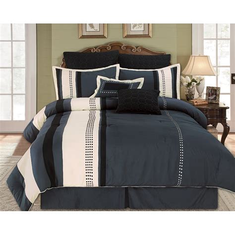 Thread count is always an important factor in the. Aberdeen Grey 8-piece Queen-size Comforter Set - 13708650 ...