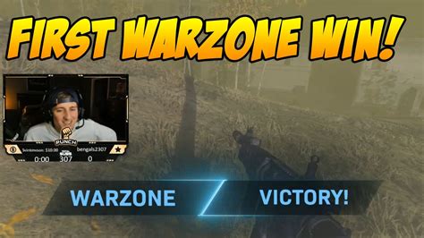 Cod Warzone My First Win Youtube
