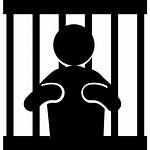 Jail Criminal Silhouette Icon Icons