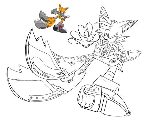 Free Sonic The Hedgehog Coloring Pages Tails Download Free Sonic The
