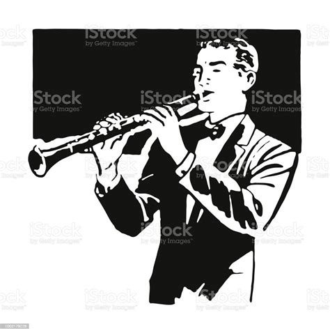 Clarinet Player Stock Illustration Download Image Now Clarinet