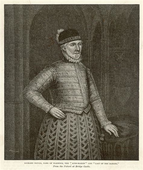 Richard Neville Earl Of Warwick Drawing By Mary Evans Picture Library