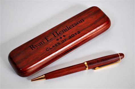 Personalized Engraved Pen Set Perfect By Mrcwoodproducts On Etsy