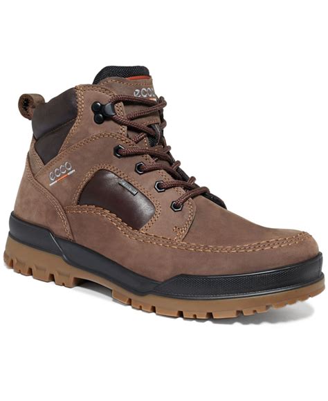 Lyst Ecco Track Vi Gtx Gore Tex Waterproof Boots In Brown For Men