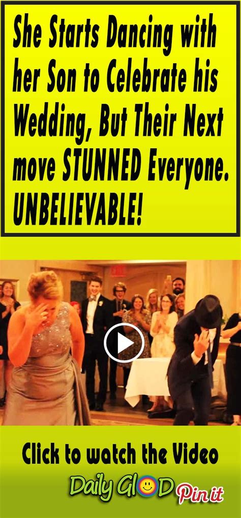 she starts dancing with her son to celebrate his wedding but their next move stunned everyone