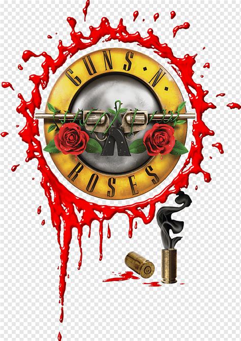 Mens Guns N Roses Bullet Logo Slash Axl Rose Official Tee T Shirt Mens