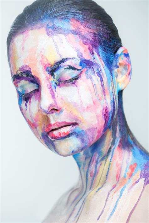 Amazing Face Paintings Transform Models Into The 2d Works Of Famous