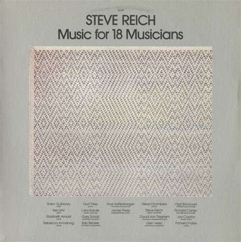 Steve Reich Music For 18 Musicians 1978 Vinyl Discogs