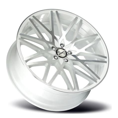 Shift Wheels Formula Wheels White With Machined Face Rims