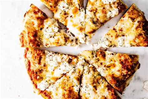 Four Cheese Pizza Recipe Homemade Sauce