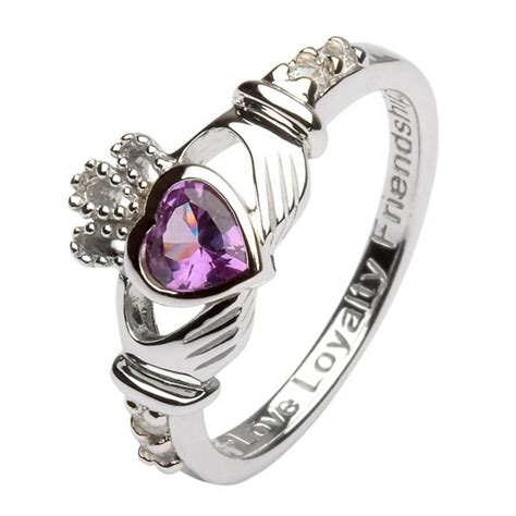 Birthstones 101 and a complete guide to june birthstones. June Birthstone Claddagh Ring - Claddagh Rings - Rings ...
