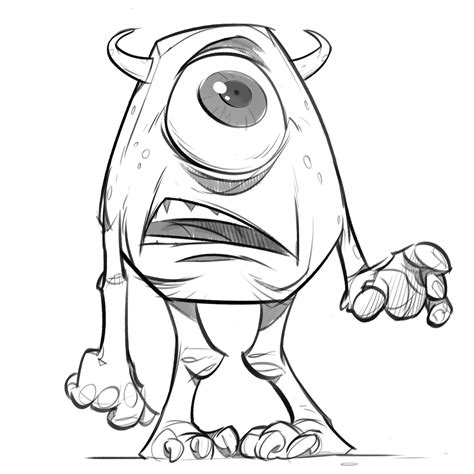Cartoon Monsters Drawing At Getdrawings Free Download