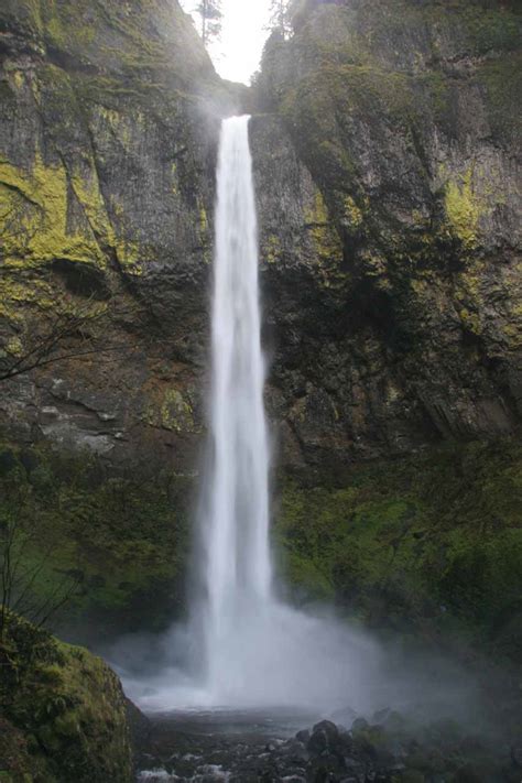 Elowah Falls Columbia River Gorge Oregon Usa