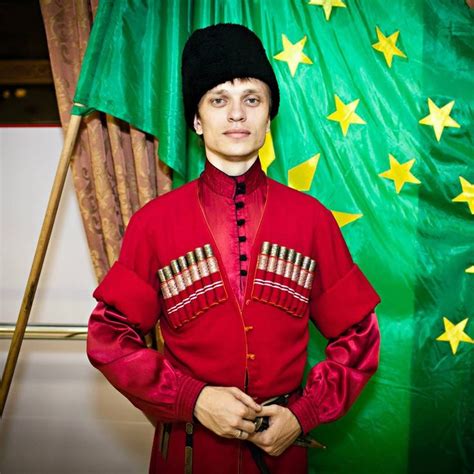 Circassian Man In Red Circassian Dress Tatli