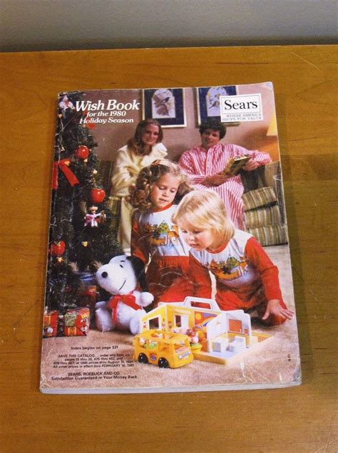 1980 Sears Christmas Catalog Wishbook Complete Holiday Etsy T
