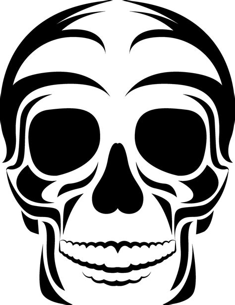 Skull Tribal Tattoo 34486695 Vector Art At Vecteezy