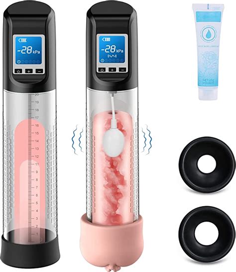 Amazon Com Electric Vacuum Vibrating Penis Pump With Pocket Pussy
