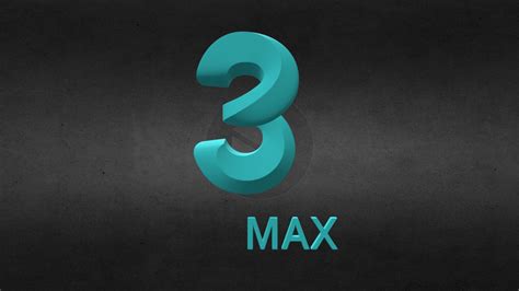 3ds Max Logo Download Free 3d Model By Cgkurosh Kurosh333333