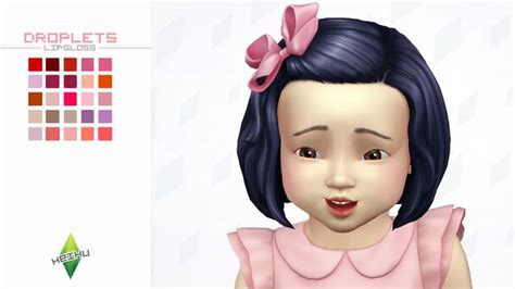 Maxis Lipstick Sims 4 Toddler Sims 4 Cc Makeup Sims 4 Cc Kids Clothing