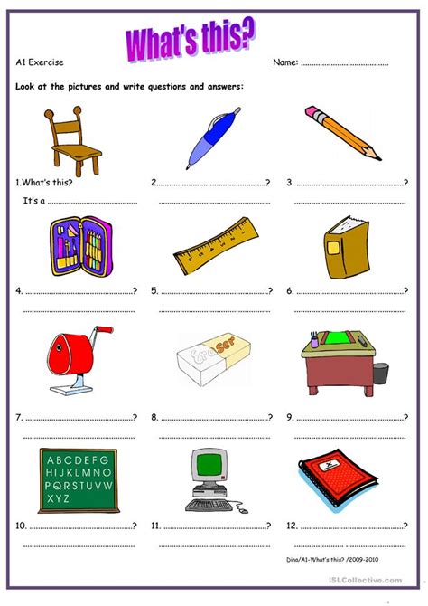 Whats This Worksheet Free Esl Printable Worksheets Made By Teachers