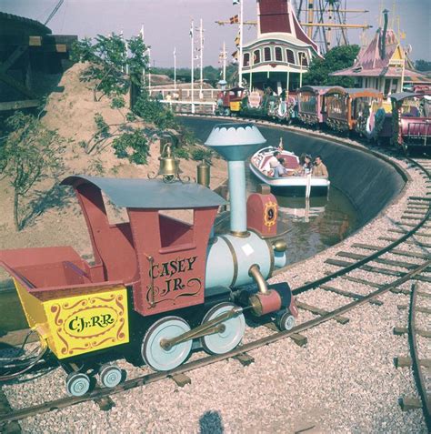 1955 Disneyland Casey Jr Circus Train Disneyland Opening Day