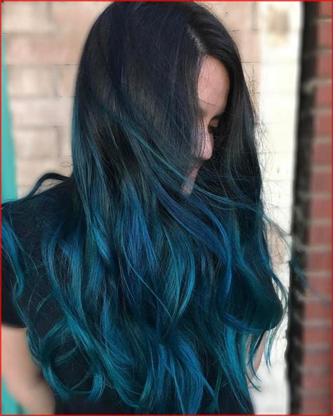10 Dark Turquoise Ombre Hair Fashion Style