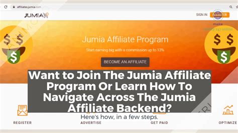 How To Join The Jumia Affiliate Program And Use The Affiliate Dashboard