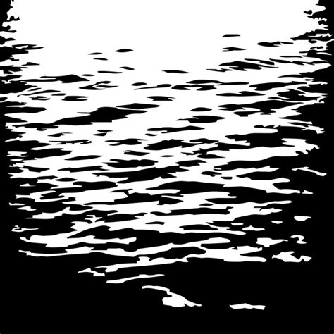Premium Vector Water Waves Silhouette Black And White Water Wave