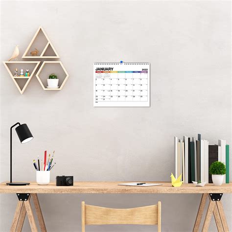 Buy Dunwell Small Wall Calendar 2022 Colorful 85x11 Calendar