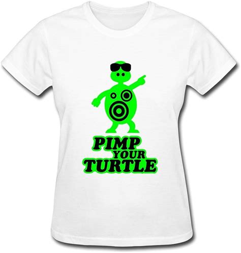Pimp Turtle T Shirts For Womens Clothing