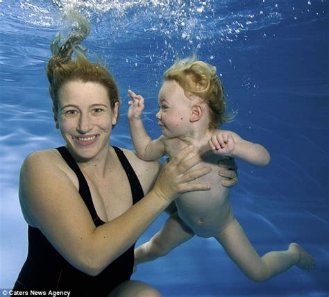 Waterbabies Adorable Photographs By Londoner Annette Price Took Photos In Cheltenham Swimming