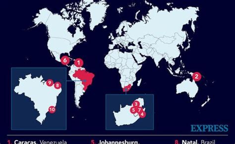 Top 50 Most Dangerous Cities In The World 2021 By Crime Otosection