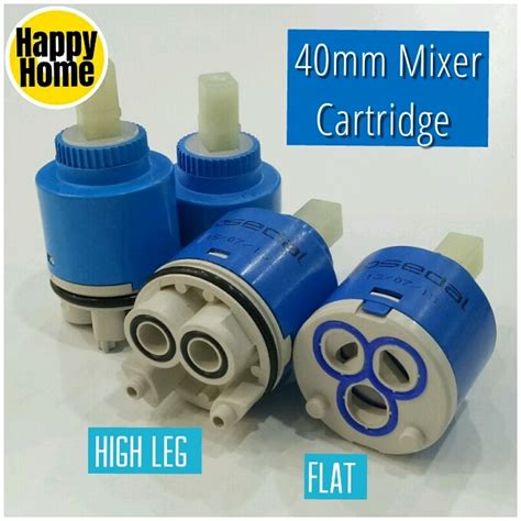 Tap valves & cartridges….replacement brass tap valves (headworks) for twin handle taps and ceramic disk cartridges for single lever mixer taps. Ready stock Mixer Cartridge 40mm Flat Base Replacement ...