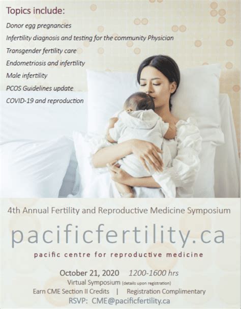 Annual Fertility Symposium October 21 2020 Pcrm Vancouver