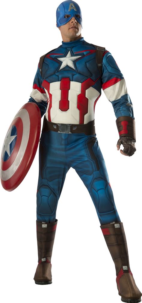 Adult Captain America Deluxe Costume The Costume Land