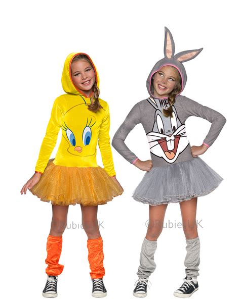 Cartoon Character Girls Fancy Dress Looney Tunes Kids Childs Book