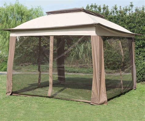 I Found A Tan Pop Up Canopy With Netting 11 X 11 At Big Lots For