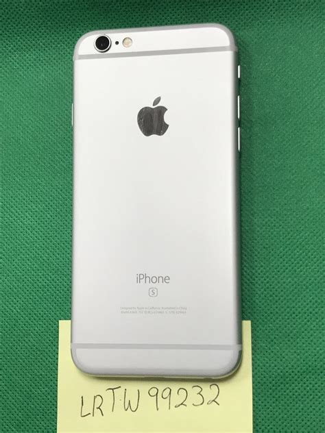 Apple Iphone 6s Unlocked Silver 16gb A1633 Lrtw99232 Swappa
