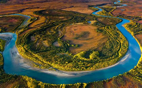 Alaska Arktischer Nationalpark Usa Natur Bäume Fluss 640x960