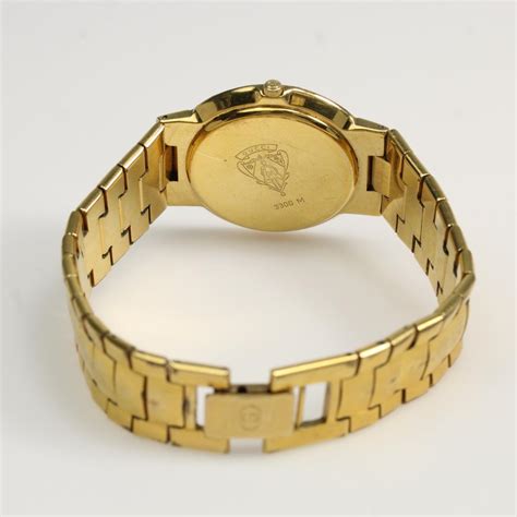 Mens 18kt Gold Plated Gucci 3300m Watch Property Room
