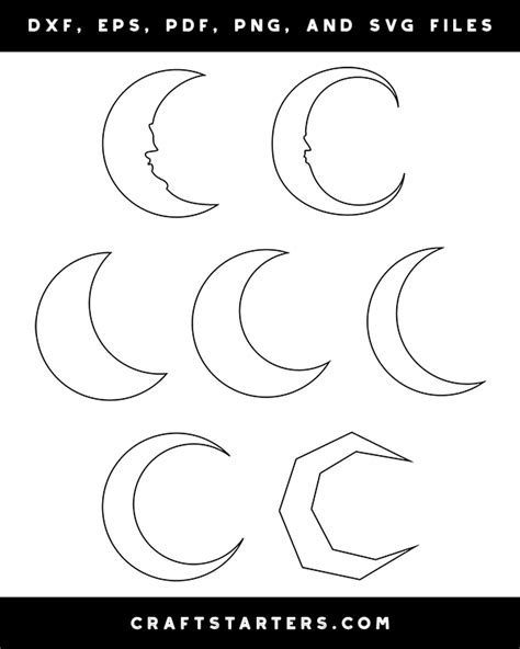 Crescent Moon Printable Printable Word Searches