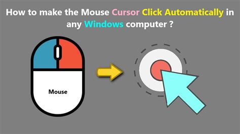 How To Make The Mouse Cursor Click Automatically In Any Windows