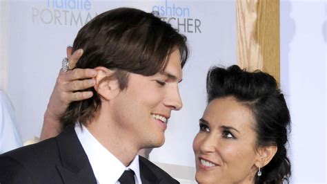 ashton kutcher reveals the crazy way he got over demi moore divorce on air with ryan seacrest