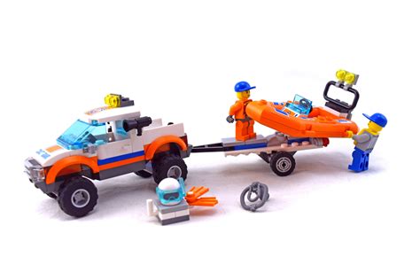 4x4 And Diving Boat Lego Set 60012 1 Building Sets City Coast Guard