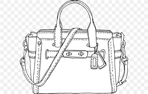 Handbag White Messenger Bags Line Art Png 600x521px Handbag Bag