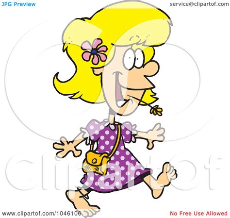 Royalty Free Rf Clip Art Illustration Of A Cartoon Barefoot Country